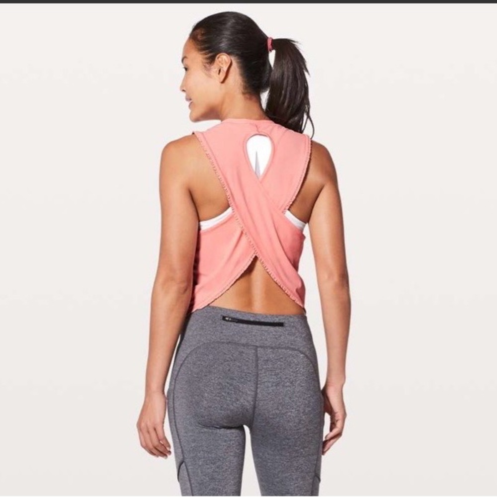 Lululemon Peach Sleeveless Women's Top
